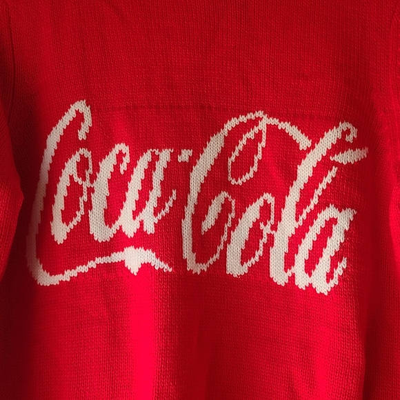 Coca Cola knitted retro style sweater - Picture 5 of 5
